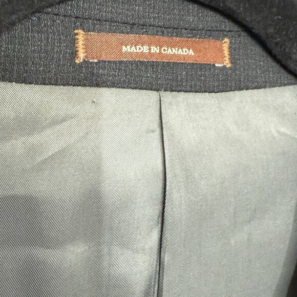 Peter Millar Size 46R Wool Sports Coat Blazer Jacket Gray‎ Classic Professional - Picture 9 of 11